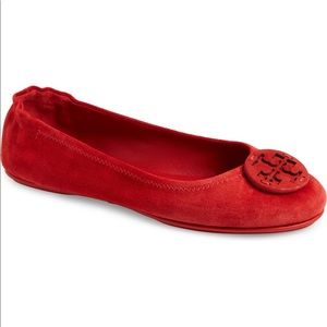 NEW Tory Burch Minnie Travel Ballet Flats